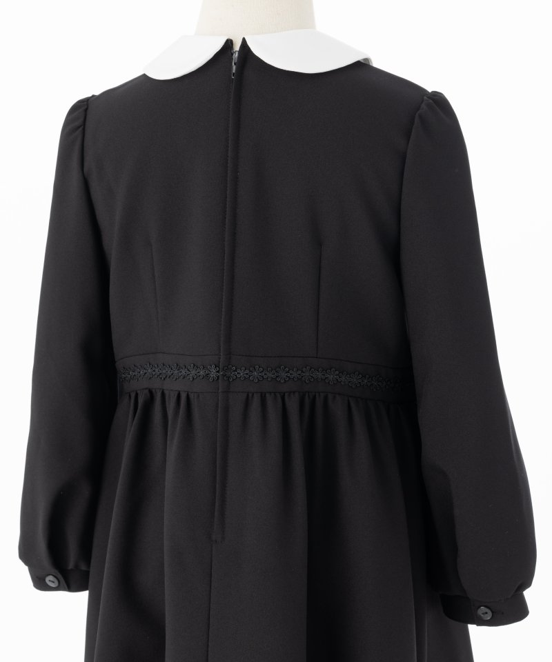 ショパン【キッズ】リボン付きフラワーテープワンピース/130㎝