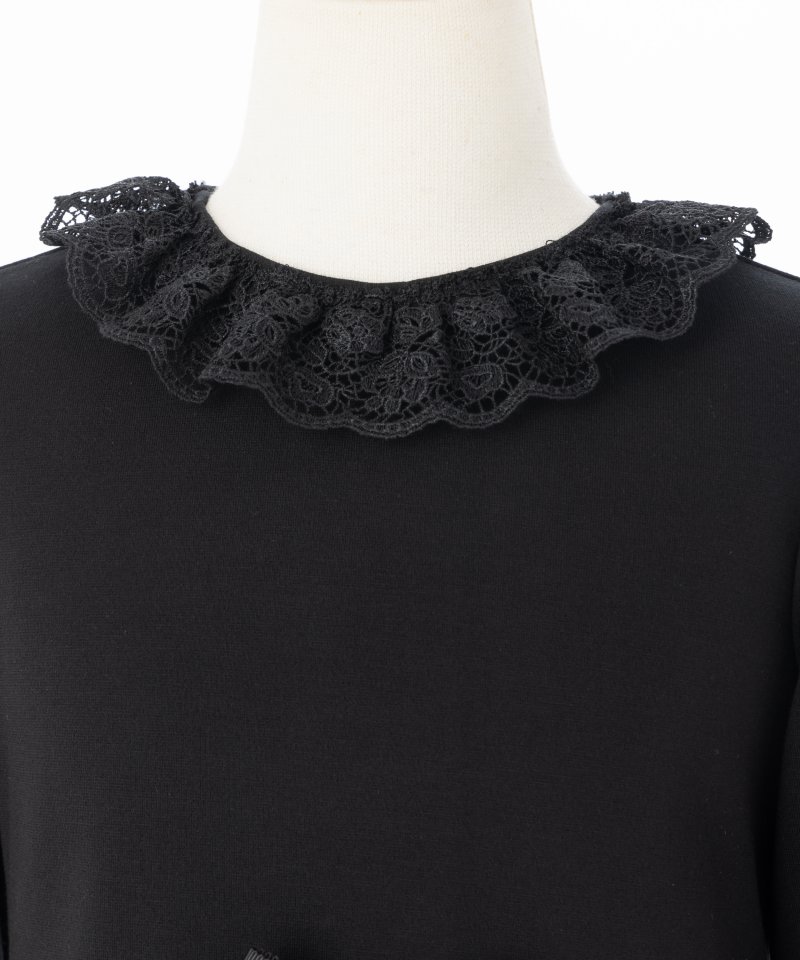 ショパン【キッズ】レースフリルカラーフォーマルワンピース/110㎝ ショパン【キッズ】レースフリルカラーフォーマルワンピース/110㎝