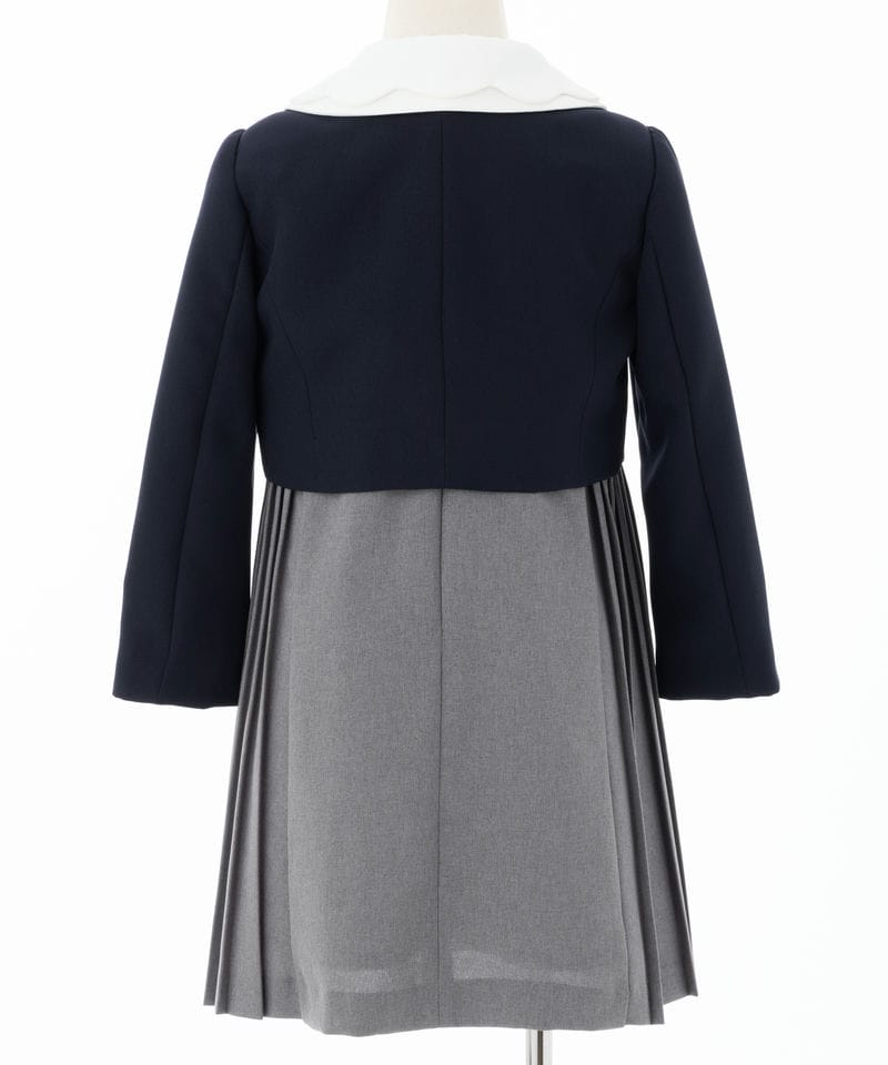 【キッズ】ノースリーブワンピース&ボレロジャケットセット/120㎝