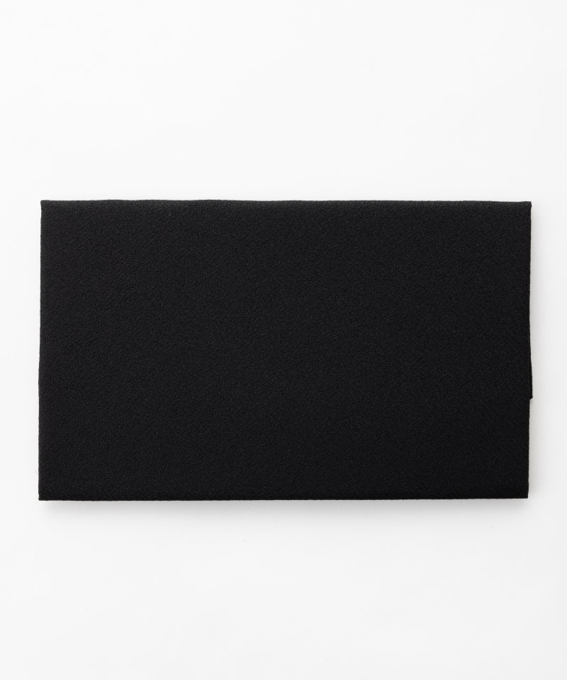 【メンズ】カットフラップ袱紗　ブラック