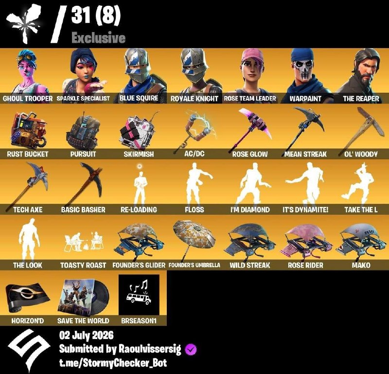 Ghoul Trooper X Reaper X Sparkel Specialist - Exclusives