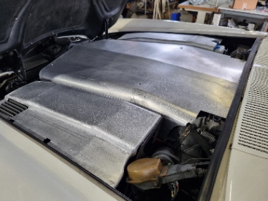 Rolls Royce EV swapped engine bay covers