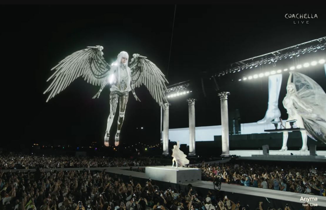 LISA, Anyma - Bad Angel à Coachella