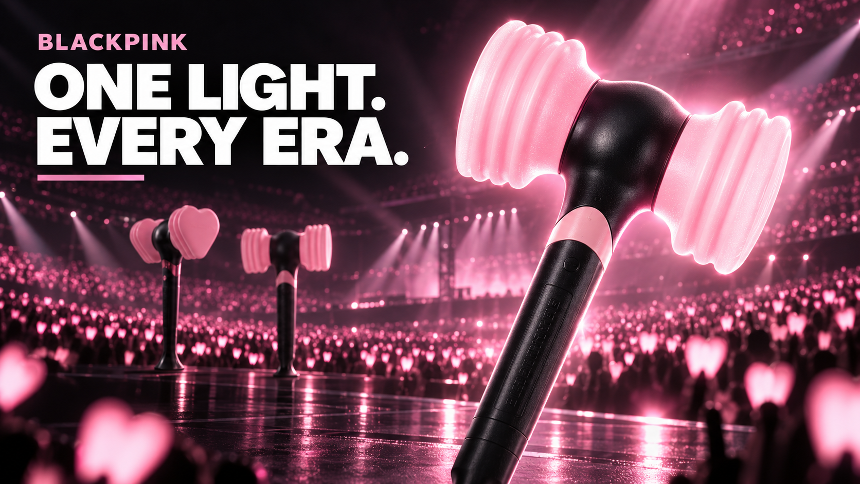 Les lightsticks de BLACKPINK, d'hier à aujourd'hui