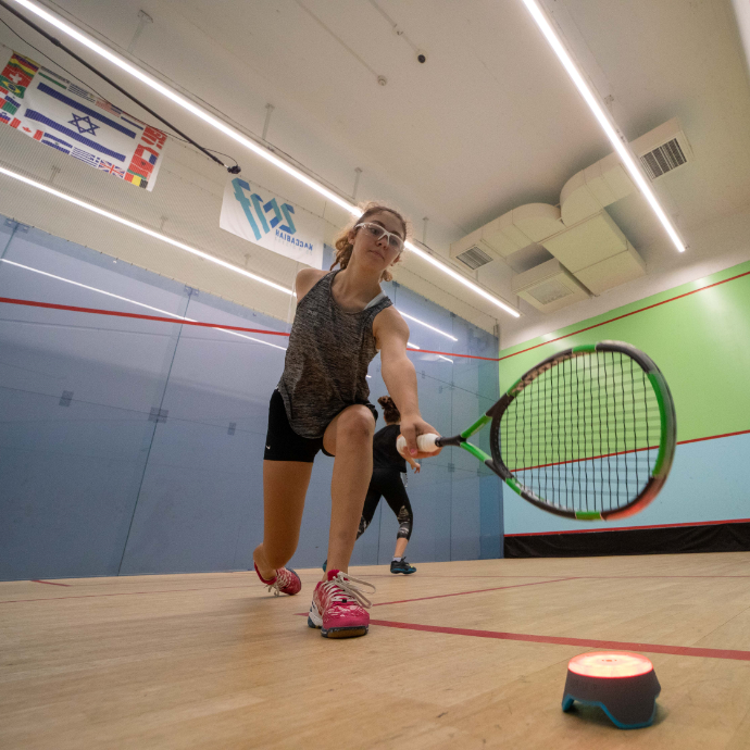 Squash Court Reaction
