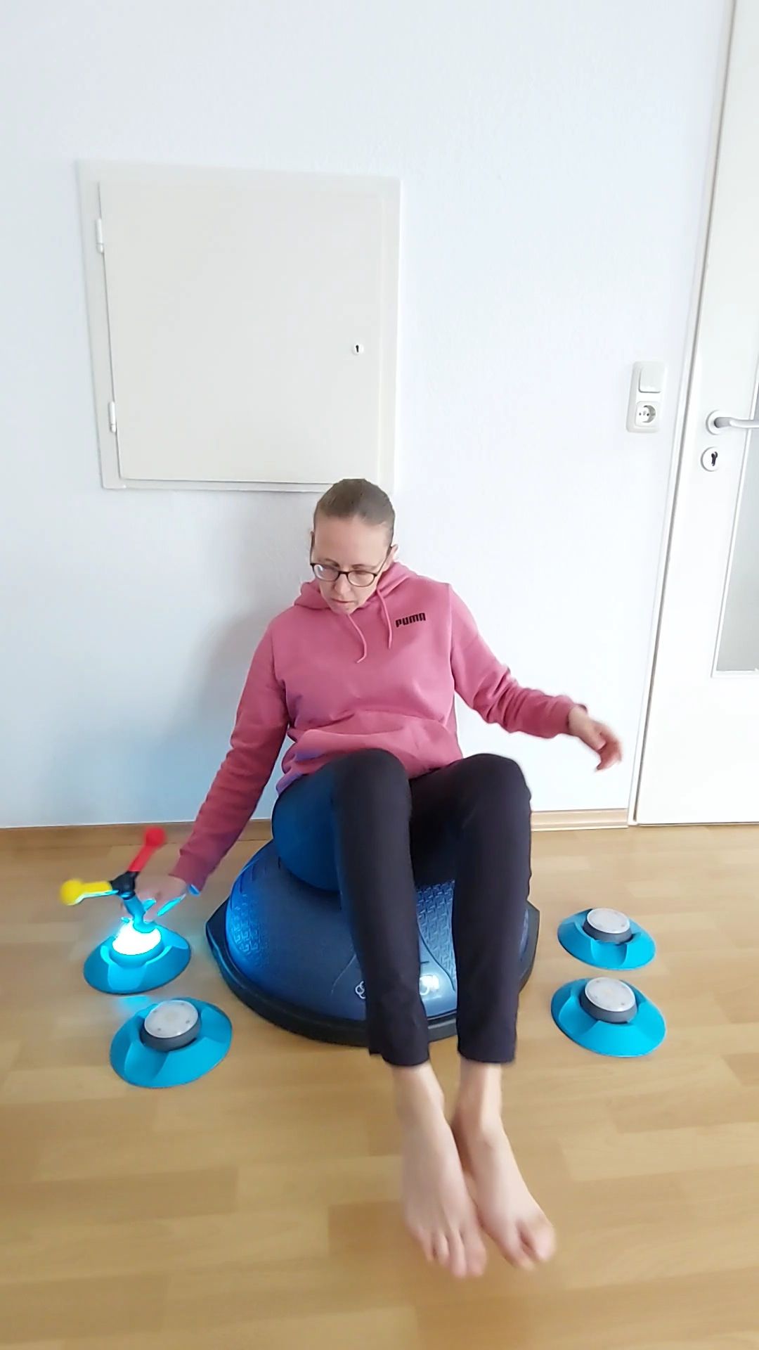 Reaction Training with Bosu Ball 