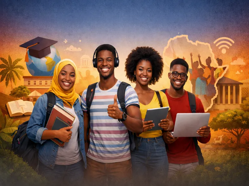 Students collaborating