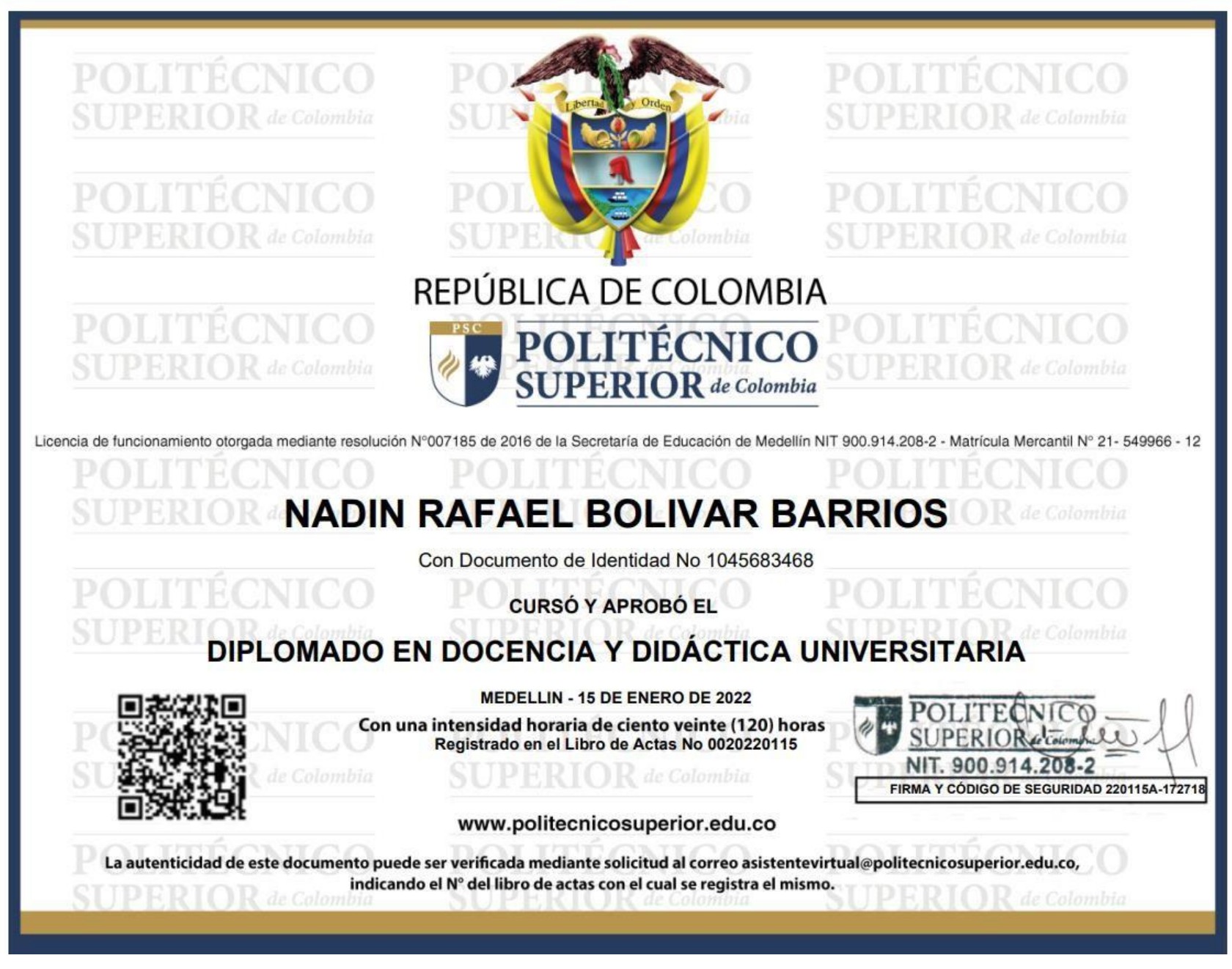 Professional Certification