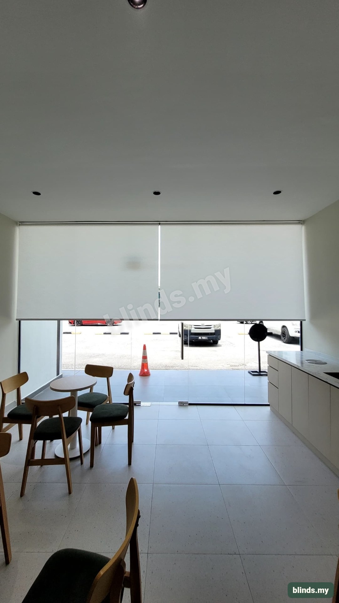 After — Roller Blinds installation Malaysia