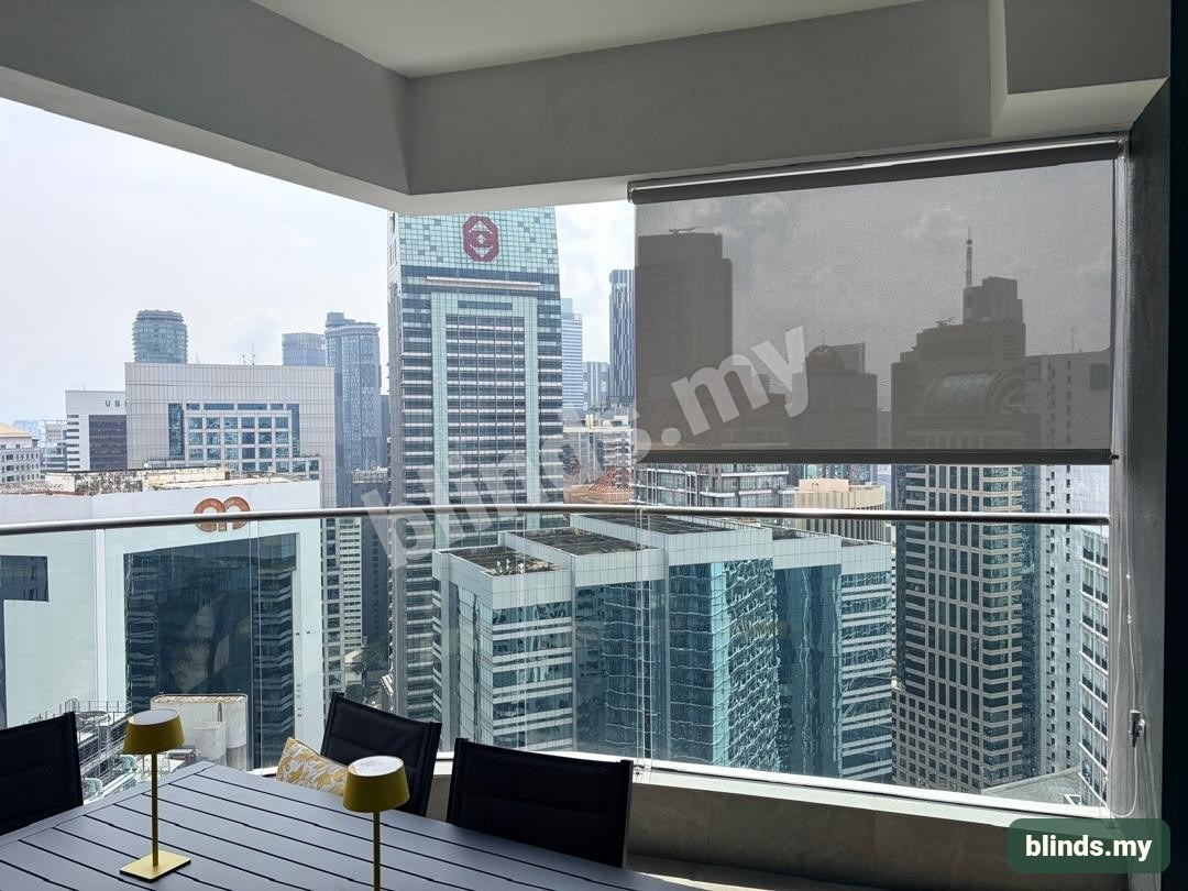 After — Roller Blinds installation Malaysia