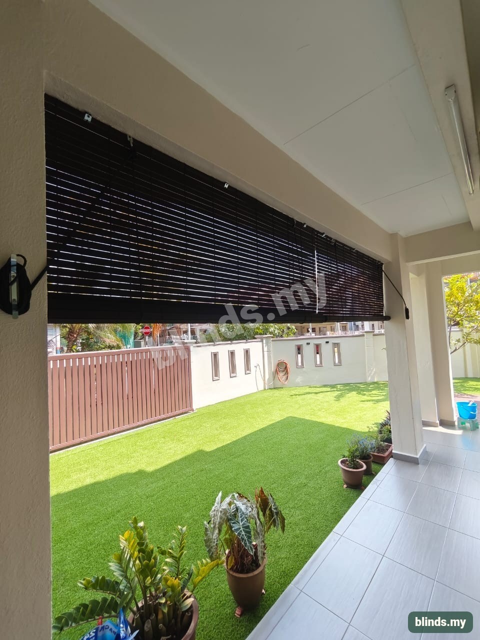 After — Wooden Blinds installation Malaysia
