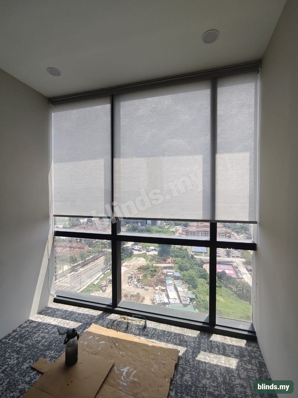 After — Roller Blinds installation Malaysia