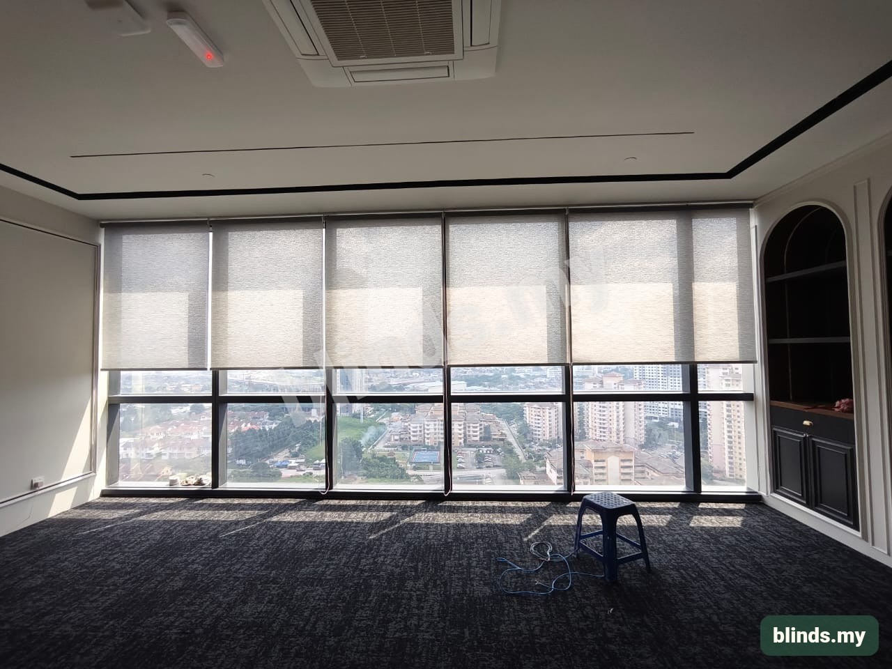 After — Roller Blinds installation Malaysia