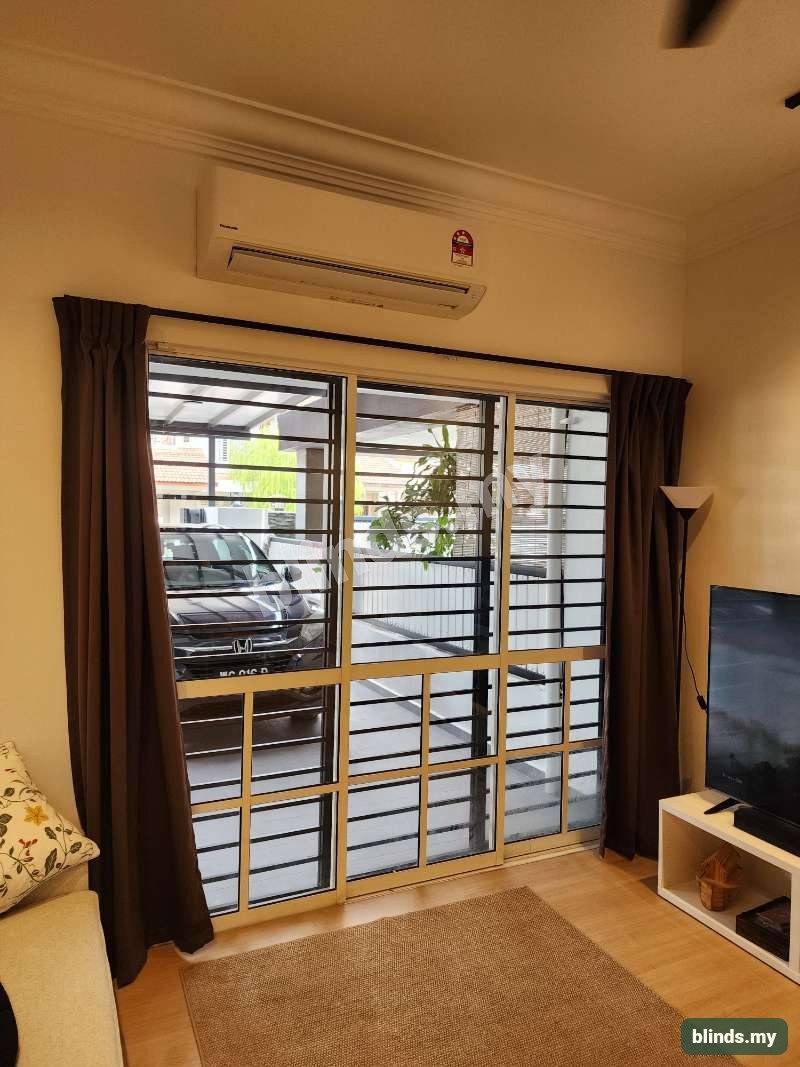 Before — Timber/Venetian Blinds & Curtains installation Malaysia