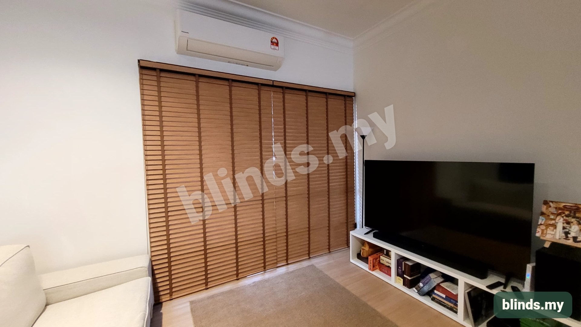 After — Timber/Venetian Blinds & Curtains installation Malaysia