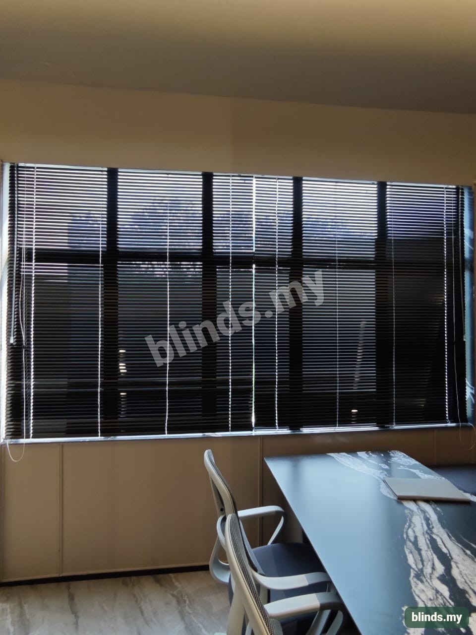 After — Timber/Venetian Blinds installation Malaysia