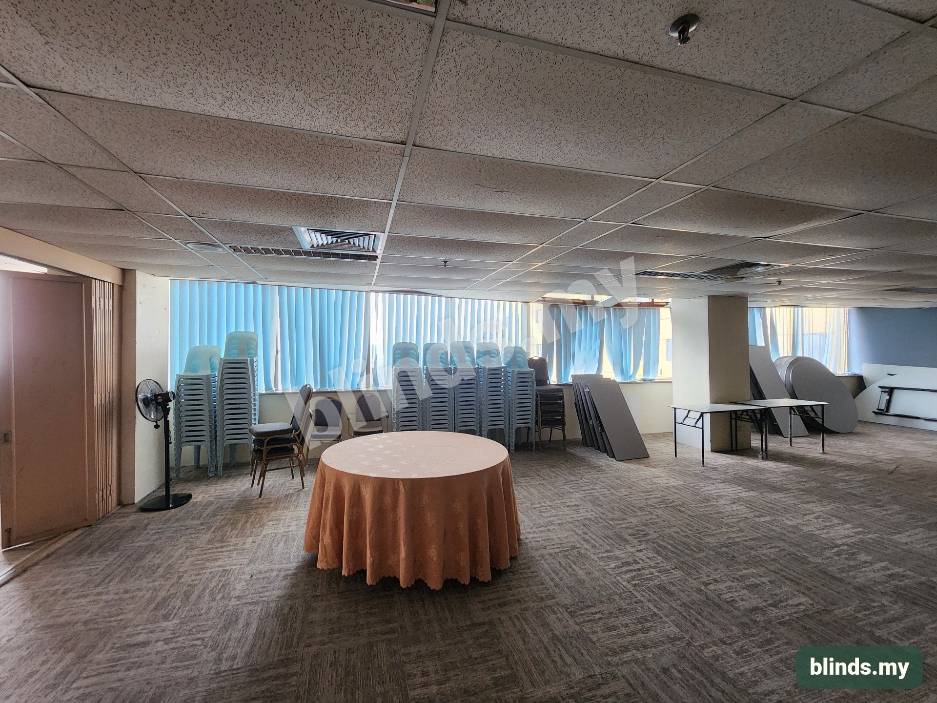 Before — Vertical Blinds & Office installation Malaysia
