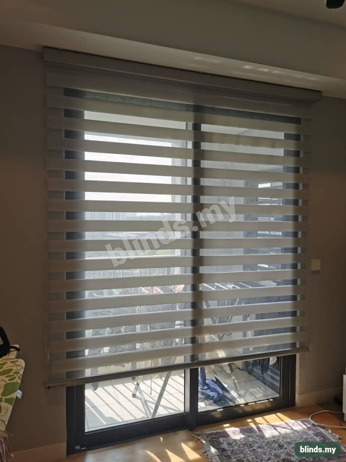 After — Zebra blinds installation Malaysia