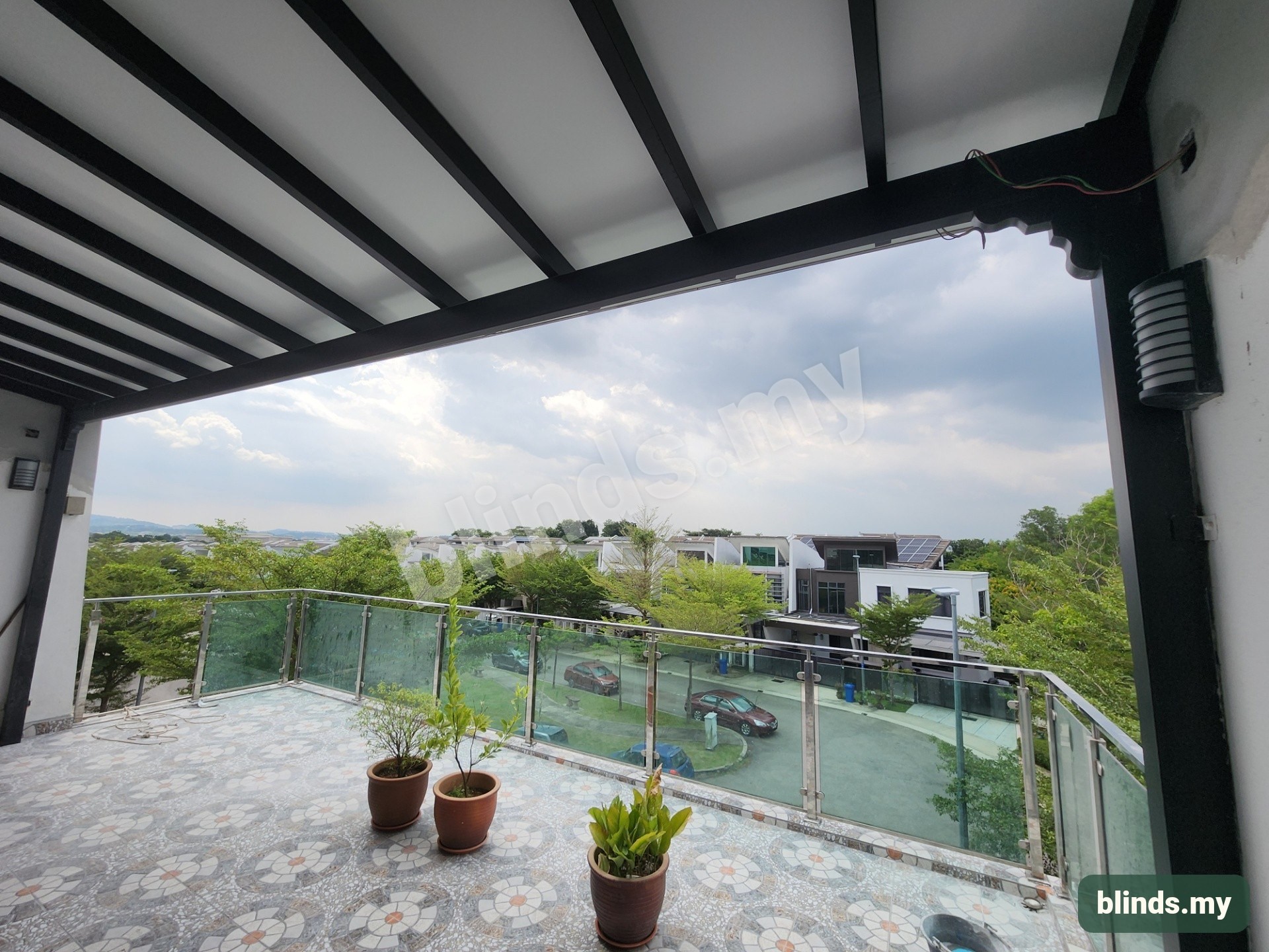 Before — Roller blinds installation Malaysia
