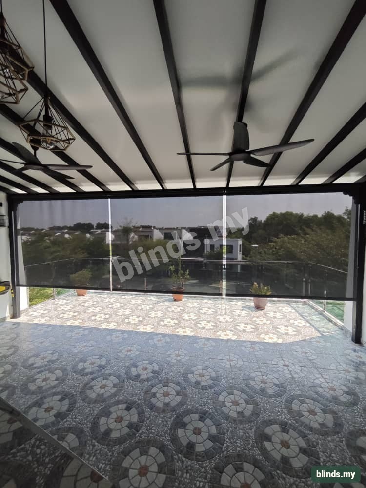 After — Roller blinds installation Malaysia