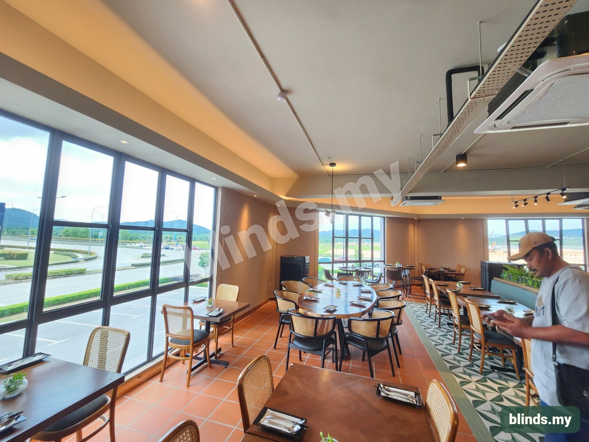 Before — Roller blinds & Printing & Blackout installation Malaysia