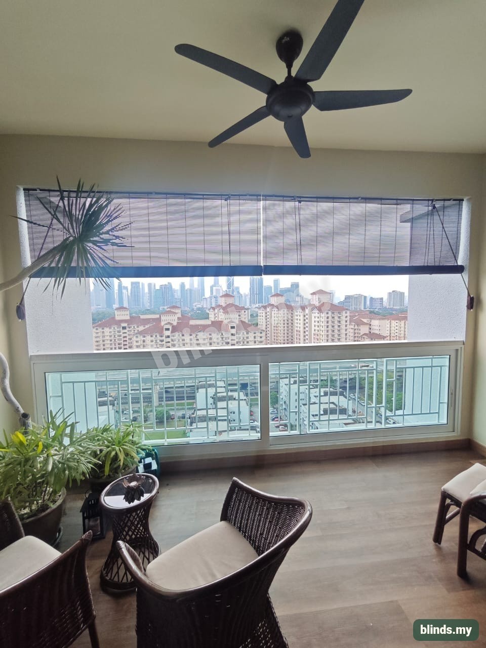 Wooden blinds installation Malaysia