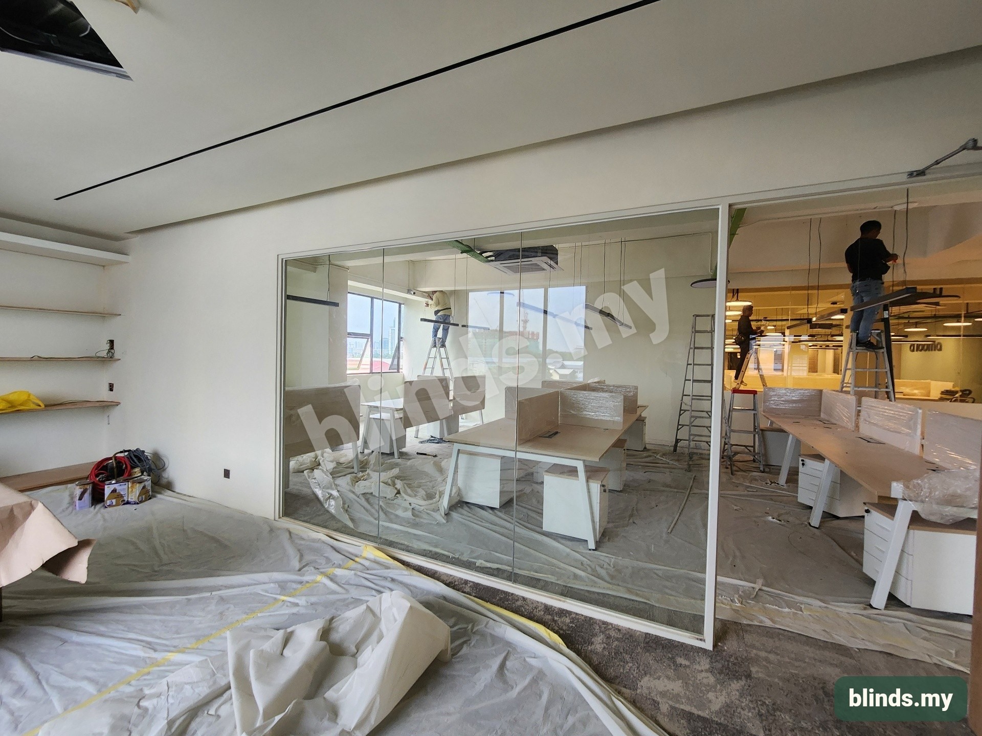 Before — TripleShade installation Malaysia