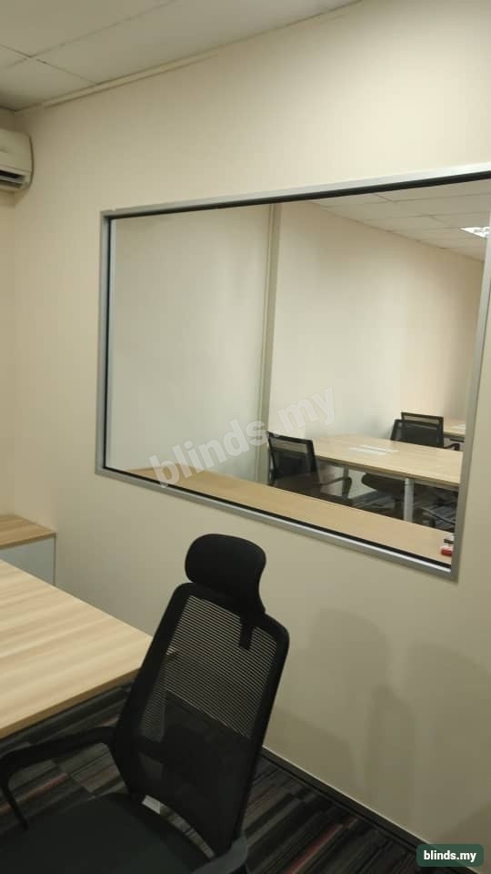 Before — Zebra blinds installation Malaysia