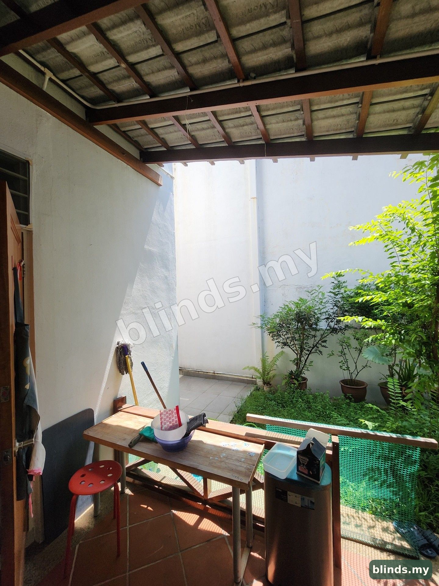 Before — Wooden Blinds installation Malaysia