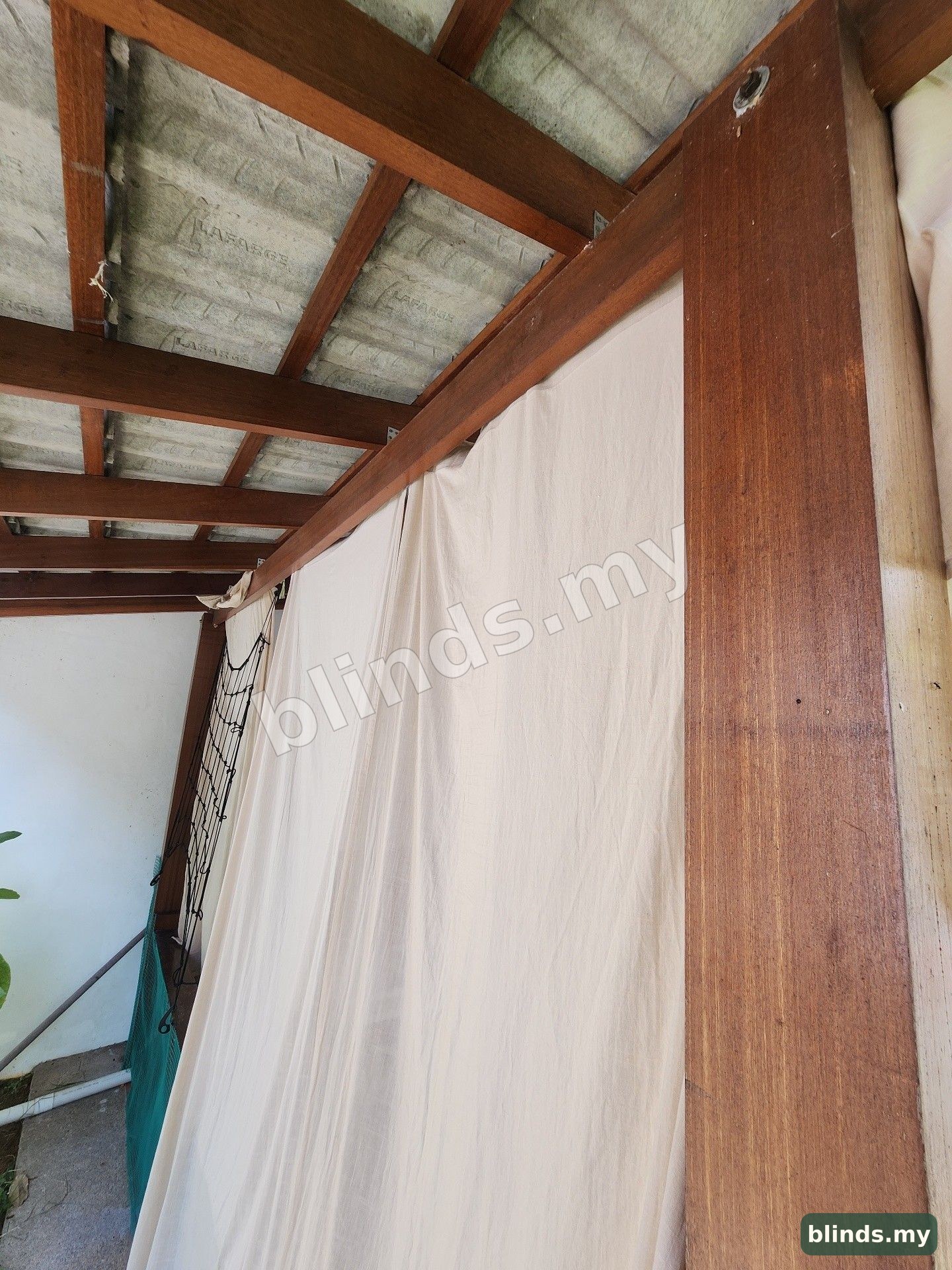 Before — Wooden Blinds installation Malaysia