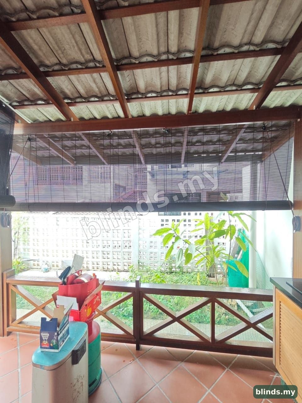 After — Wooden Blinds installation Malaysia