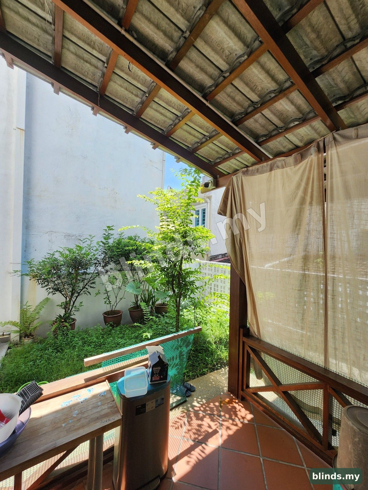 Before — Wooden Blinds installation Malaysia — March 2026