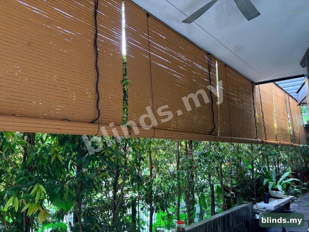 After — Wooden Blinds installation Malaysia