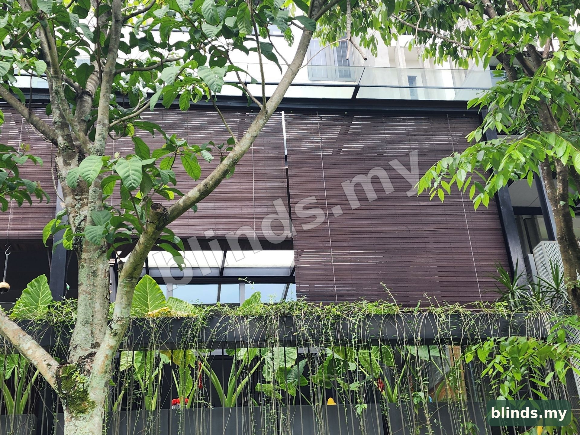 Before — Wooden Blinds installation Malaysia