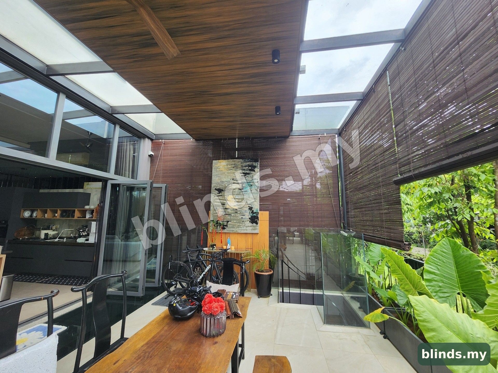 Before — Wooden Blinds installation Malaysia