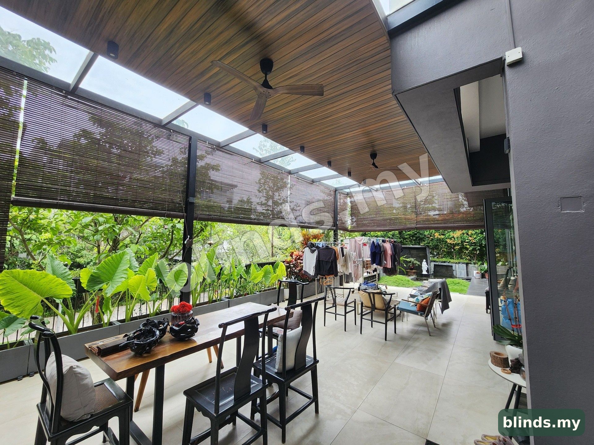 Before — Wooden Blinds installation Malaysia