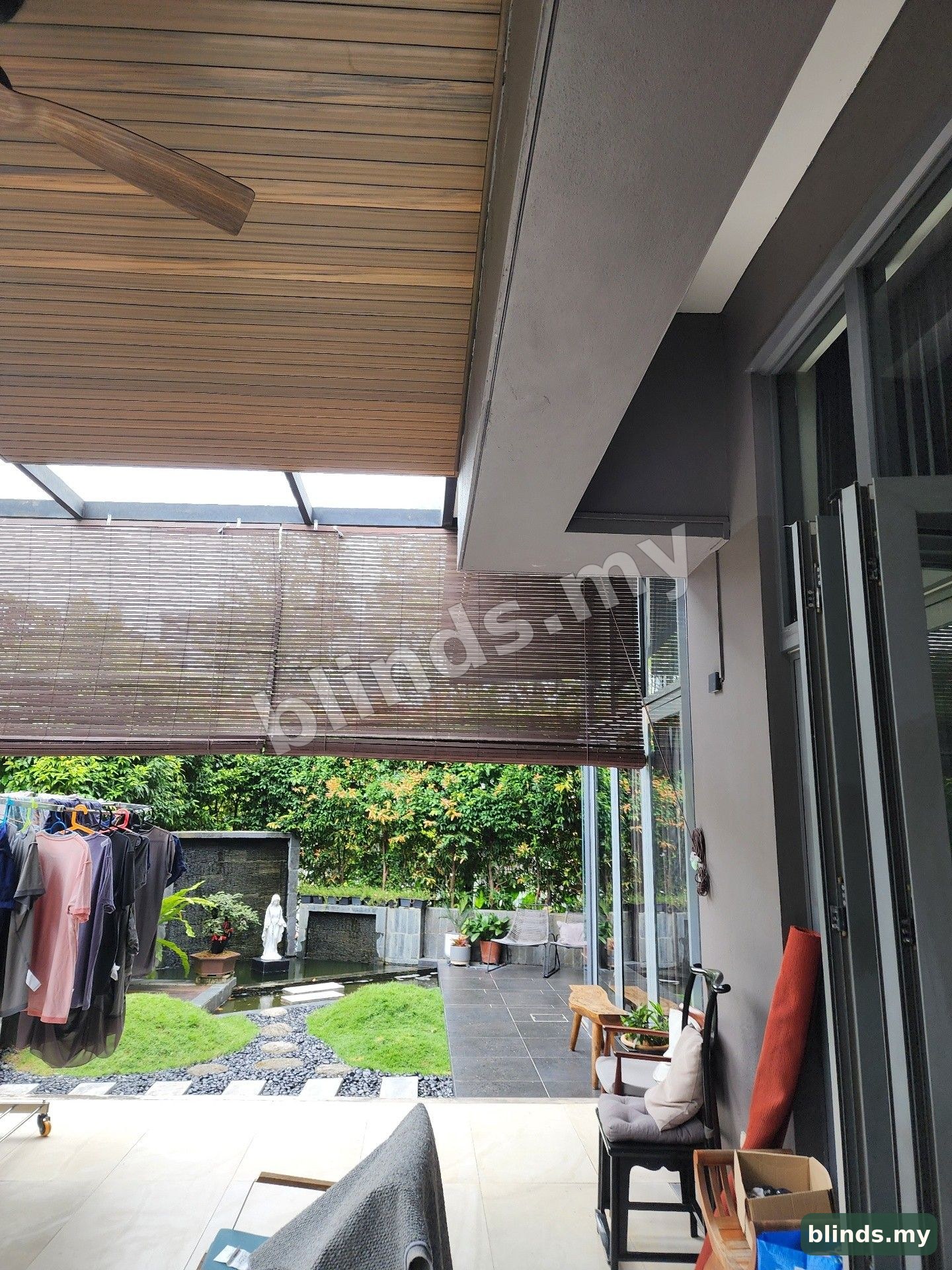 Before — Wooden Blinds installation Malaysia