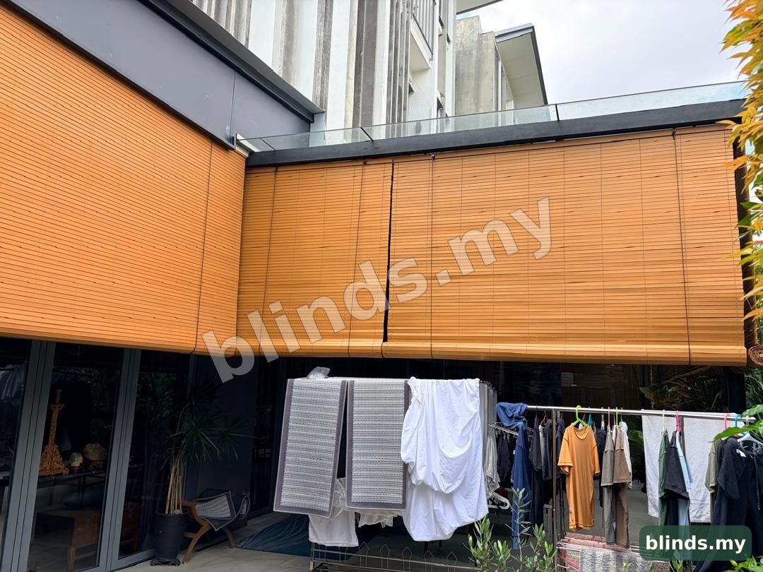 After — Wooden Blinds installation Malaysia