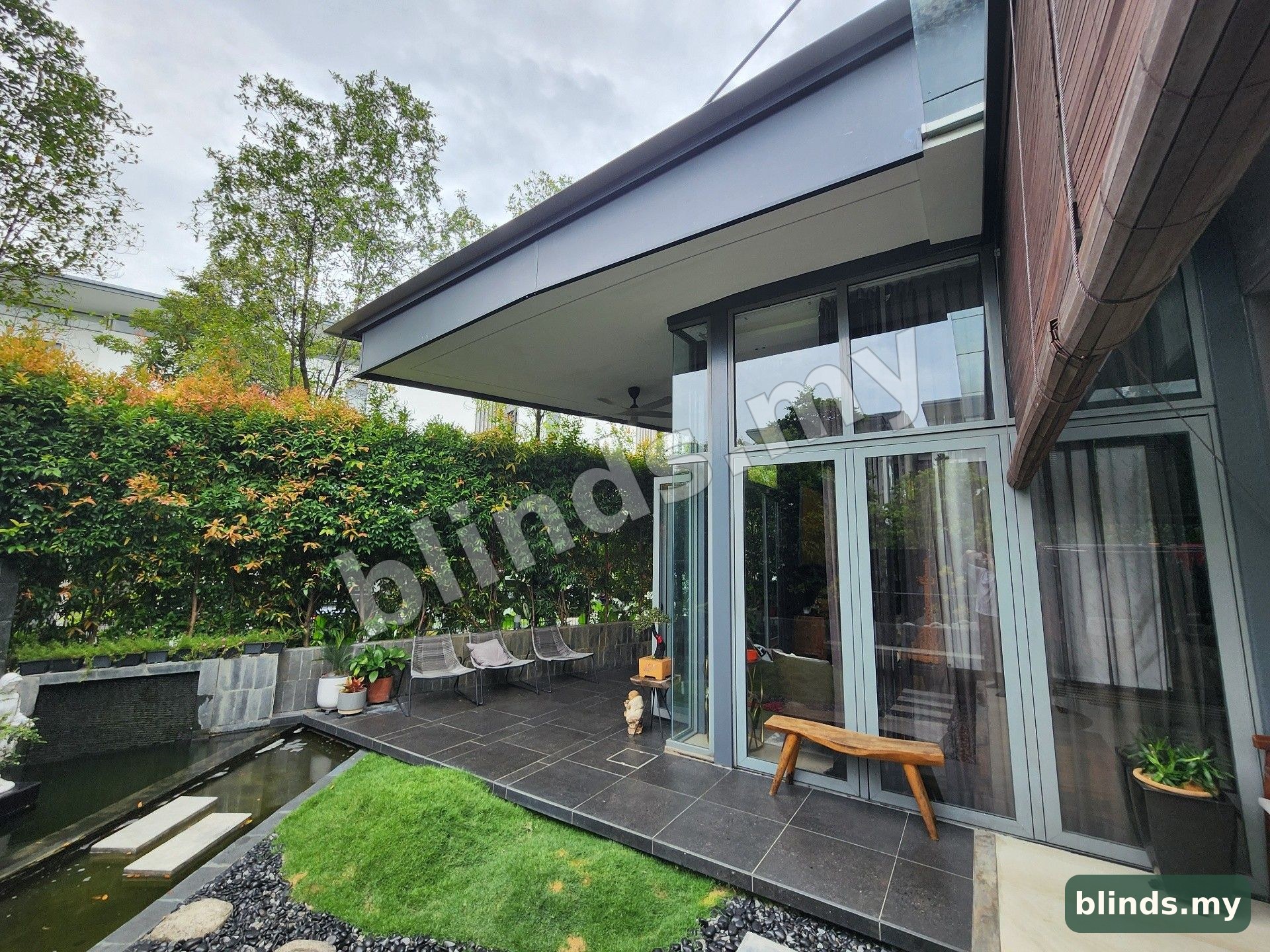 Before — Wooden Blinds installation Malaysia