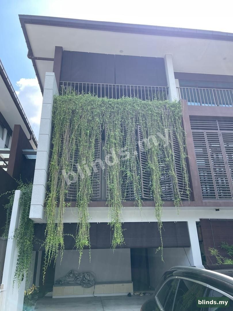After — Wooden Blinds installation Malaysia