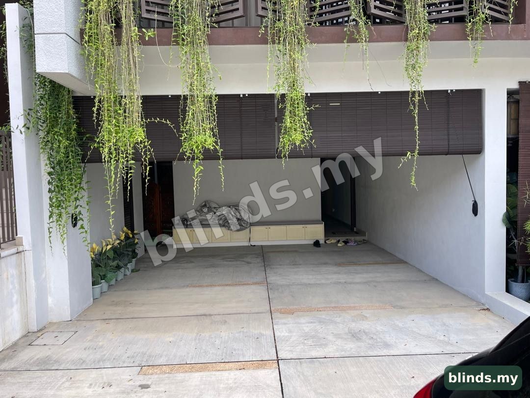 After — Wooden Blinds installation Malaysia