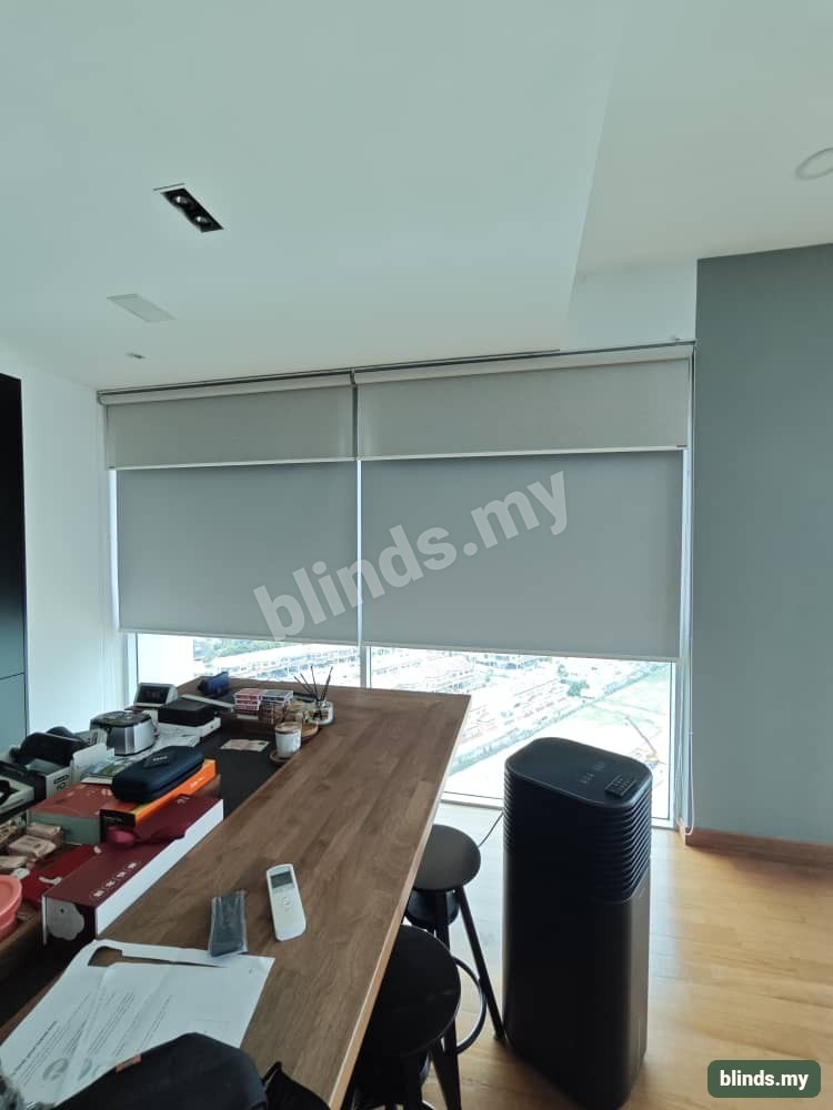 After — Double roller blind & Dual roller blind installation Malaysia