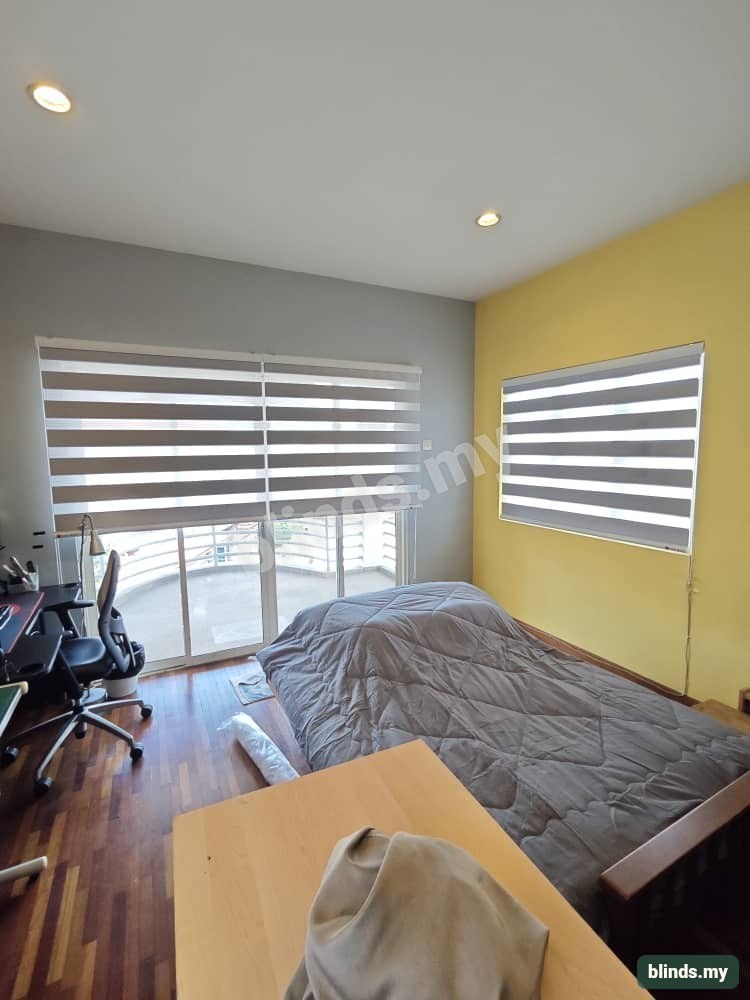After — Zebra blinds installation Malaysia