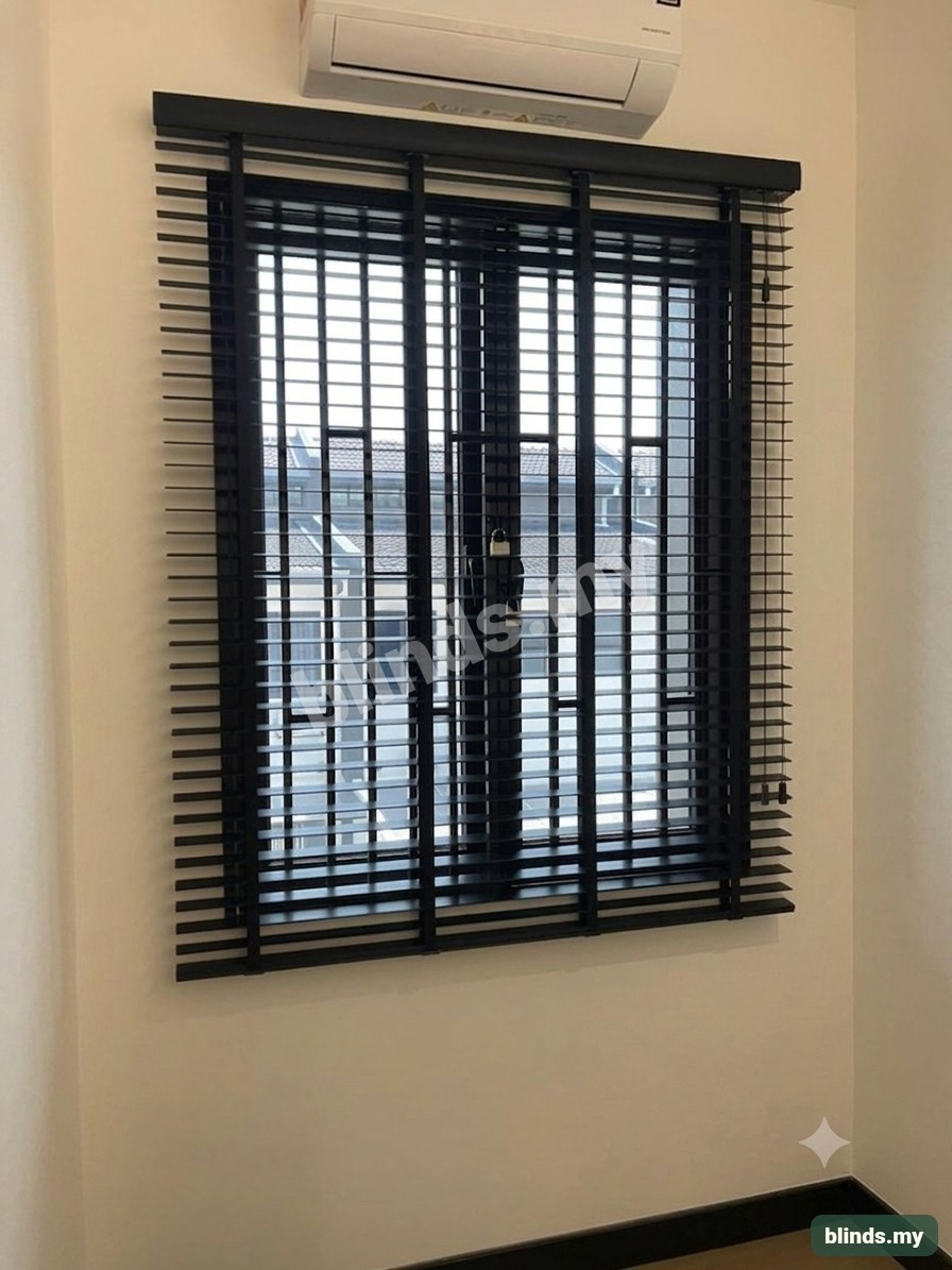 After — Timber/Venetian Blinds installation Malaysia
