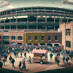 Wrigley Field game