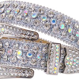 Diamond studded belt