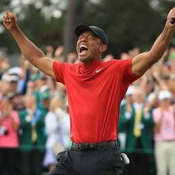 Tiger Woods at the Masters
