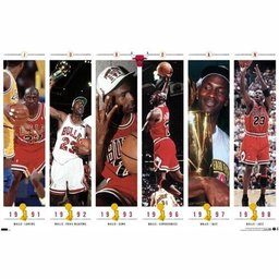 Michael Jordan's six titles
