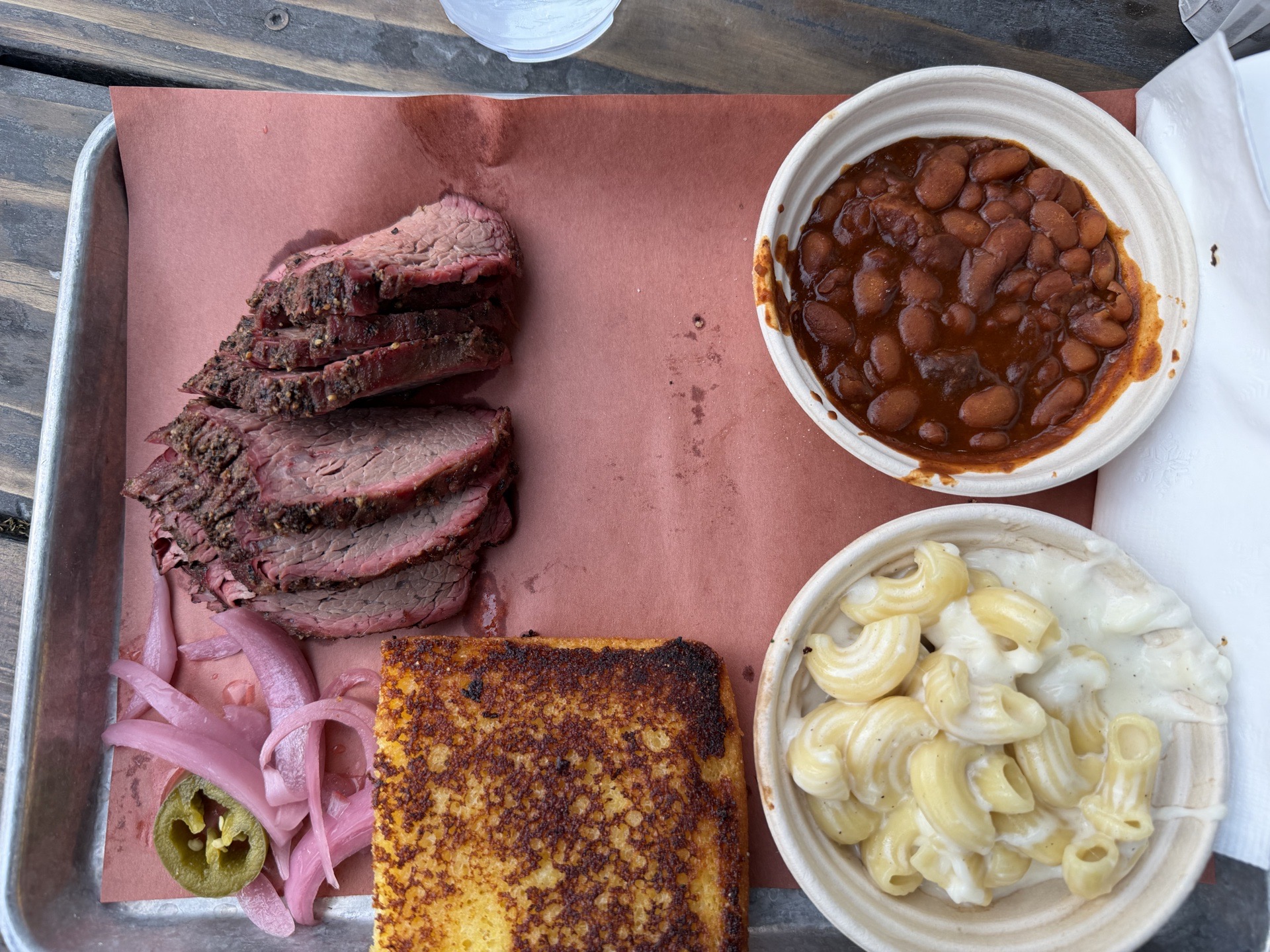Smoked Brisket Plate — American Bbq