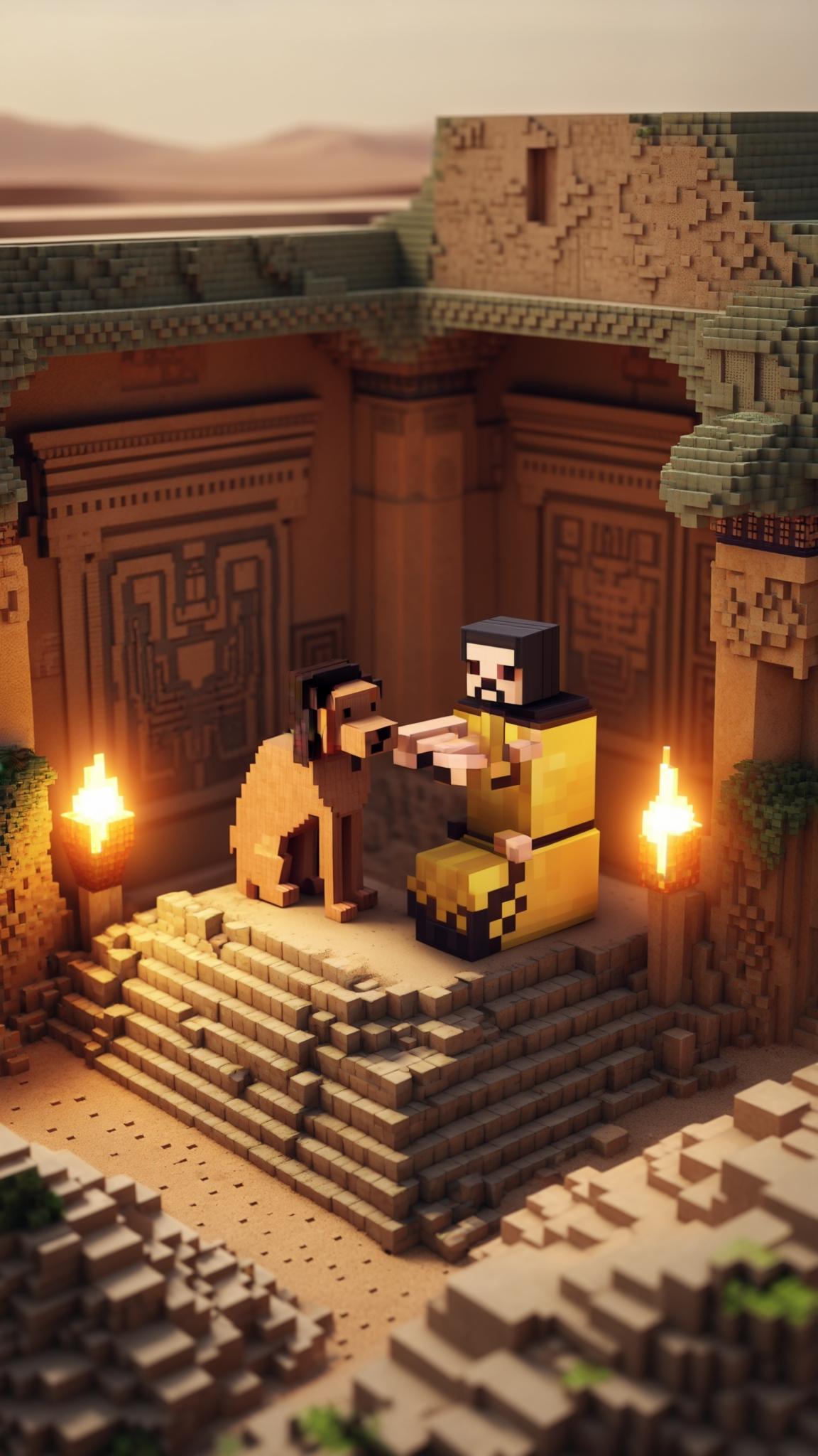 Minecraft style preview